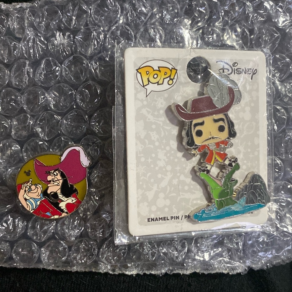 Disney Captain Hook pins